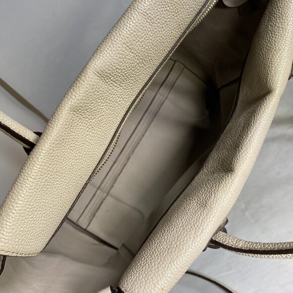 Michael Kors Mercer Tote Pebbled Leather in Cement Grey - Picture 3 of 7